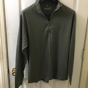 Smartwool Green 1/4 Zip Pullover